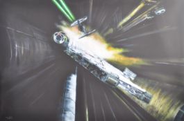 ESTATE OF DAVE PROWSE - STAR WARS - S. MOHAMED ARTWORK CANVAS