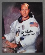 ESTATE OF DAVE PROWSE - ALFRED WORDEN - NASA SIGNED PHOTOGRAPH