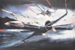 ESTATE OF DAVE PROWSE - S MOHAMED - LTD ED CANVAS PRINT