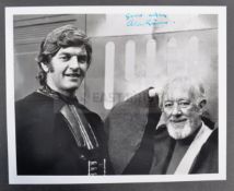 ESTATE OF DAVE PROWSE - SIR ALEC GUINNESS - RARE SIGNED STAR WARS 8X10