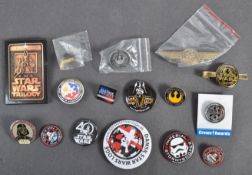 ESTATE OF DAVE PROWSE - STAR WARS - COLLECTION OF PIN BADGES