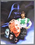 ESTATE OF DAVE PROWSE - SIGNED MONTAGE ARTWORK PRINT