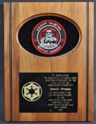 ESTATE OF DAVE PROWSE - 501ST LEGION PRESENTATION AWARD