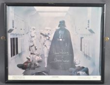 ESTATE OF DAVE PROWSE - STAR WARS - ORIGINAL 1977 SIGNED LOBBY CARD