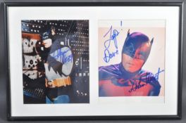 ESTATE OF DAVE PROWSE - BATMAN - ADAM WEST SIGNED PHOTOGRAPHS