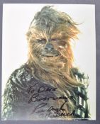 ESTATE OF DAVE PROWSE – STAR WARS - PETER MAYHEW SIGNED PHOTO