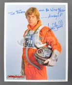 ESTATE OF DAVE PROWSE - MARK HAMILL - SIGNED OFFICIAL PIX PHOTO