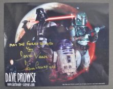 ESTATE OF DAVE PROWSE - STAR WARS - SIGNED 8X10