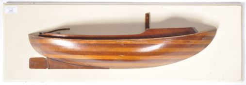 20TH CENTURY NAUTICAL SHIPWRIGHTS MODEL HALF HULL