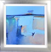 PETER WILEMAN B1946 - ORIGINAL OIL ON BOARD LANDSCAPE PAINTING