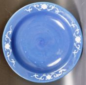 19TH CENTURY CHINESE POWDER BLUE FINISHED BOWL