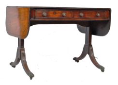 19TH CENTURY GEORGIAN REGENCY MAHOGANY SOFA TABLE