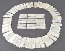 LARGE COLLECTION OF 100X ANTIQUE CHINESE GAMING TOKENS