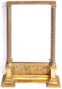 ANTIQUE EARLY 19TH CENTURY REGENCY GILT GESSO PAINTED PIER MIRROR