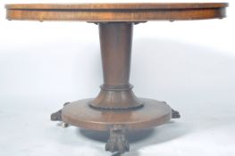 ANTIQUE WILLIAM IV ROSEWOOD TILT TOP BREAKFAST TABLE
