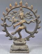 ANTIQUE INDIAN HINDU BRONZE OF SHIVA NATARAJA