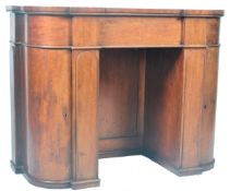 ANTIQUE 19TH CENTURY MAHOGANY ARCHITECTURAL KNEEHOLE DESK