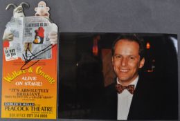 AARDMAN ANIMATIONS - WALLACE & GROMIT ALIVE ON STAGE SIGNED LEAFLET