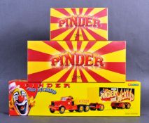 COLLECTION OF CORGI AND DIREKT COLLECTION PINDER CIRCUS MODELS
