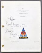 STAR WARS - ORIGINAL FOURTH DRAFT ' STAR WARS ' PRODUCTION SCRIPT SIGNED