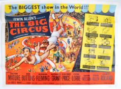 THE BIG CIRCUS (1959) - ORIGINAL BRITISH QUAD CINEMA POSTER