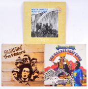 REGGAE - GROUP OF THREE ALBUMS INCLUDING THE WAILERS BURNIN
