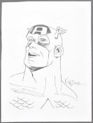 MARVEL COMICS - CAPTAIN AMERICA - KIERON DWYER - ORIGINAL INK ARTWORK