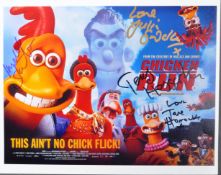 AARDMAN ANIMATIONS - CHICKEN RUN (2000) - CAST SIGNED PHOTO