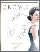 THE CROWN - SECOND SEASON - CAST AUTOGRAPHED 11X14
