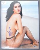 KATY PERRY - AMERICAN SINGER / SONGWRITER - BECKETT SIGNED 11X14