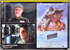 STAR WARS - JULIAN GLOVER - SIGNED 16X12