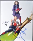 ABSOLUTELY FABULOUS - JENNIFER SAUNDERS & JOANNA LUMLEY SIGNED PHOTO
