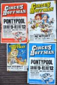 CIRCUS HOFFMAN - ORIGINAL VINTAGE 1960S / 1970S CIRCUS ADVERTISING POSTERS