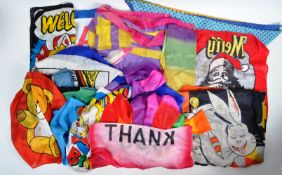 MAGIC TRICKS - COLLECTION OF ASSORTED MAGICIAN SILK HANDKERCHIEFS
