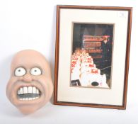 AARDMAN ANIMATIONS - ANGRY KID - PRODUCTION USED MASK & PHOTO