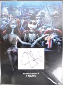 THE NIGHTMARE BEFORE CHRISTMAS - TIM BURTON - AUTOGRAPHED DISPLAY