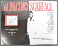 AL PACINO - SCARFACE - AUTOGRAPH AND 16X12