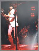 RONNIE WOOD - THE ROLLING STONES - AUTOGRAPHED 11X14