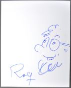 ROLF HARRIS - SCARCE HAND DRAWN SKETCH WITH AUTOGRAPH