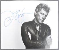 JON BON JOVI - BON JOVI - LARGE AUTOGRAPHED 14X12