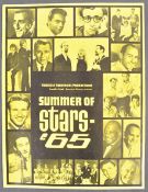 RARE ' SUMMER OF STARS 1965 ' CONCERT PROGRAMME