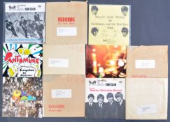 THE BEATLES - RARE COLLECTION OF BEATLES FAN CLUB FLEXI DISCS