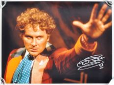 DOCTOR WHO - COLIN BAKER - AUTOGRAPHED 16X12