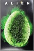 RIDLEY SCOTT - ALIEN - AUTOGRAPHED 12X8