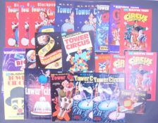 BLACKPOOL TOWER CIRCUS - COLLECTION OF 1950S - 1980S PROGRAMMES