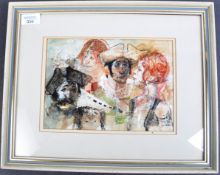 PRIVATE COLLECTION OF VALERIE LEON - PERSONALLY OWNED PAINTING