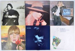 JONI MITCHELL - GROUP OF SIX VINYL RECORD ALBUMS
