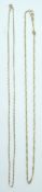 TWO 375 / 9CT GOLD NECKLACES