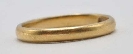 22CT GOLD WEDDING BAND RING