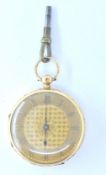 18CT HALLMARKED GOLD POCKET WATCH